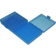 MTM AMMO BOX 9MM LUGER/.380ACP /9X18 200-ROUNDS CLEAR BLUE