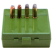 MTM AMMO BOX .50AE/.50SW MAG 64-ROUNDS FLIP TOP STYLE GREEN