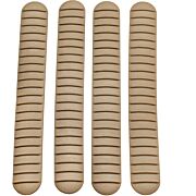 B5 SYSTEMS RAIL COVER M-LOK FDE 3 SECTION 4-PACK