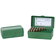 MTM AMMO BOX WSM & .45/70 50-ROUNDS FLIP TOP STYLE GREEN