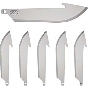 OUTDOOR EDGE 2.2" DROP POINT BLADE PACK 6 SS BLADES