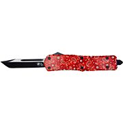 TEMPLAR KNIFE SMALL OTF RED BANDANA 2.75" BLACK TANTO