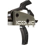 RISE TRIGGER ICONIC GREEN 2-STAGE 1.25/1.75 AR-15 W/PINS