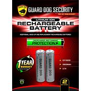 GUARD DOG RECHARGEABLE LITHIUM ION BATTERY 2-PACK