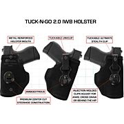 GALCO TUCK-N-GO ITP HOLSTER AMBI LEATHER GLK 26,27,33 BLK<