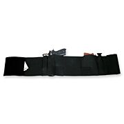 BULLDOG BELLY WRAP HOLSTER BLK LARGE  HOLDS 2 GUNS & 2 MAGS