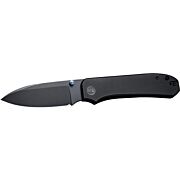 WE KNIFE BIG BANTER 3.69" BLACK G10/BLACK STONEWASH