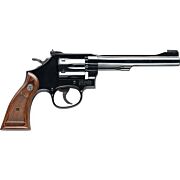 S&W 17 CLASSIC .22LR 6" AS BLUED CHECKERED WOOD GRIPS