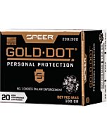 SPEER GOLD DOT 327 FEDERAL 100GR GDHP 20RD 10BX/CS