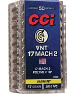 CCI V-MAX 17 MACH2 17GR VNT JHP 50RD 100BX/CS
