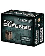 LIBERTY CIVIL DEFENSE 380ACP 50GR COPPR HP 20RD 50BX/CS