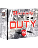 HORNADY CRITICAL DUTY 45ACP+P 220GR FLEXLOCK 20RD 10BX/CS