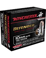 WINCHESTER DEFENDER 10MM AUTO 20RD 10BX/CS 180GR BONDED JHP