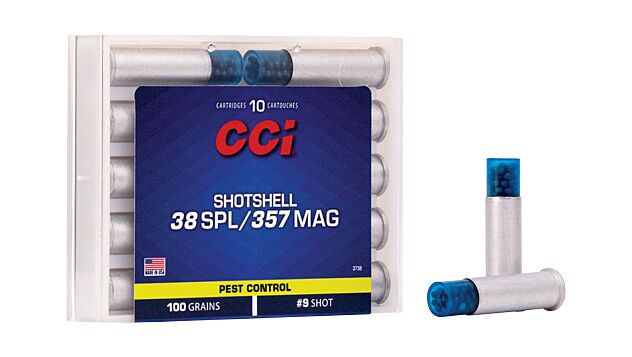 CCI SHOTSHELL 38/357 100GR #9 SHOT 10RD 20BX/CS