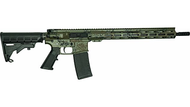 GLFA AR15 RIFLE 223 WYLDE BUNDLE W/ 5 KNIVES LICHEN GRN