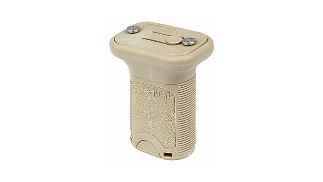 BCM VERTICAL GRIP SHORT FDE FITS KEYMOD RAILS