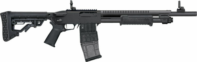 Mossberg 590RM Mag Fed 12 Ga Shotgun – Trusted Home Defender 6 Mossberg 590RM Mag Fed 12 Ga shotgun angle
