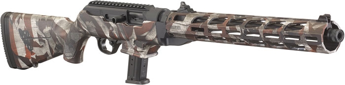 Ruger PC Carbine 9mm Rifle (American Flag Camo)