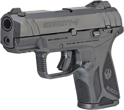 Ruger Security-9 Compact 9mm 3.42in Semi-Auto Pistol (Black, 10rd)