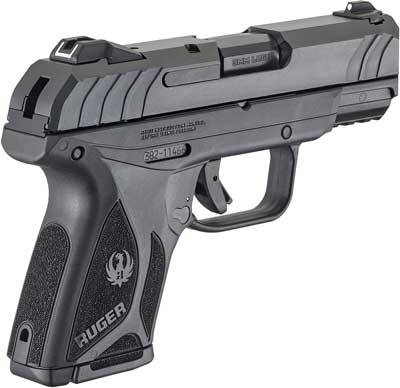 Ruger Security-9 Compact 9mm 3.42in Semi-Auto Pistol (Black, 10rd)