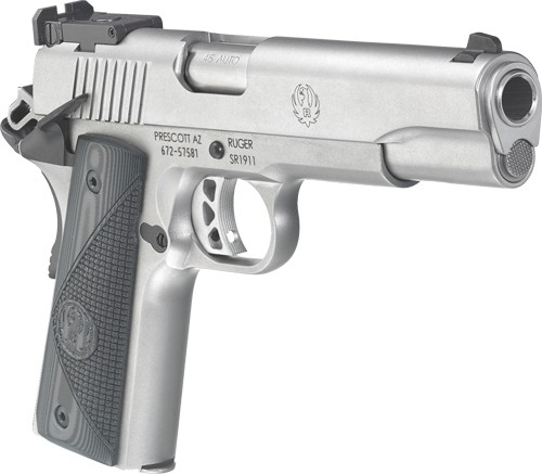 Ruger SR1911 Target .45 ACP 5" Low-Glare Stainless 1911 Pistol