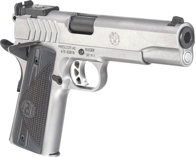 Ruger SR1911-Target 9mm 5" Semi-Auto Pistol (Low-Glare Stainless)