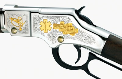 Henry Golden Boy EMS Tribute Edition Lever Action Rifle (.22 S/L/LR, 20 in)
