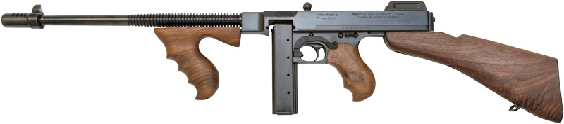Auto Ordnance 1927A-1 Thompson Deluxe .45 ACP 14.5" Carbine w/ Cutts Compensator, Vertical Foregrip (20RD Stick Mag)