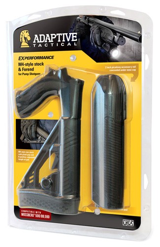 ADAPTIVE TACTICAL FOREARM/STK MBERG 500/590/88 12GA BLACK