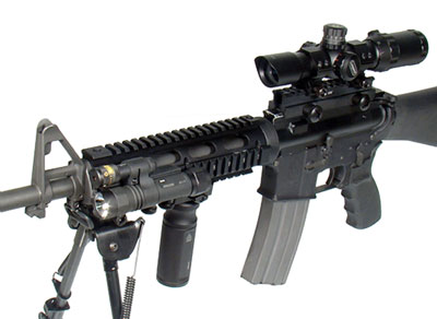 UTG RAIL Picatinny AR-15 9" - 2-PC DROP-in MID-Length