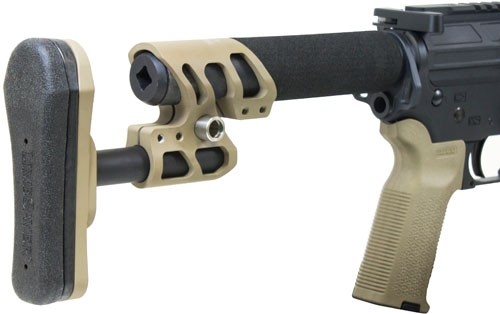 ODIN Stock ZULU 2.0 W/Padded - Buffer TUBE FDE for AR-15