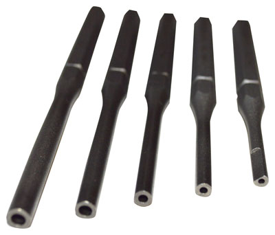 Grace USA Punch SET - ROLL PIN Holder SET of 5 Steel