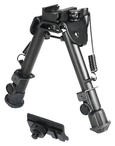 UTG BIPOD TACTICAL OP 5.9-7.3in. - PICATINNY MOUNT W/STUD ADAPTR-img-4