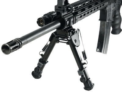 UTG BIPOD TACTICAL OP 5.9-7.3in. - PICATINNY MOUNT W/STUD ADAPTR-img-3