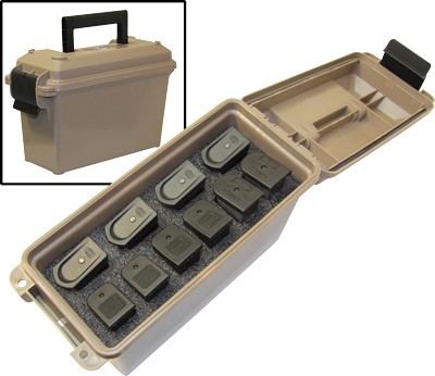 MTM Case-Gard Tactical Mag Can Dark Earth for Double-Stack Magazines