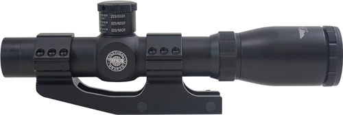 BSA Tactical Weapon TW-14X24W1PMTB 1-4x24 Mil-Dot Rifle Scope with 1-Piece Mount