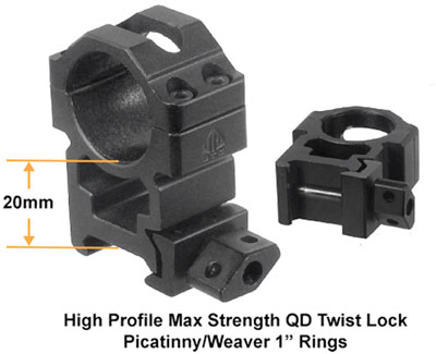 UTG 3-9x40 1" AO 36 Color Illuminated Mil-Dot Scope